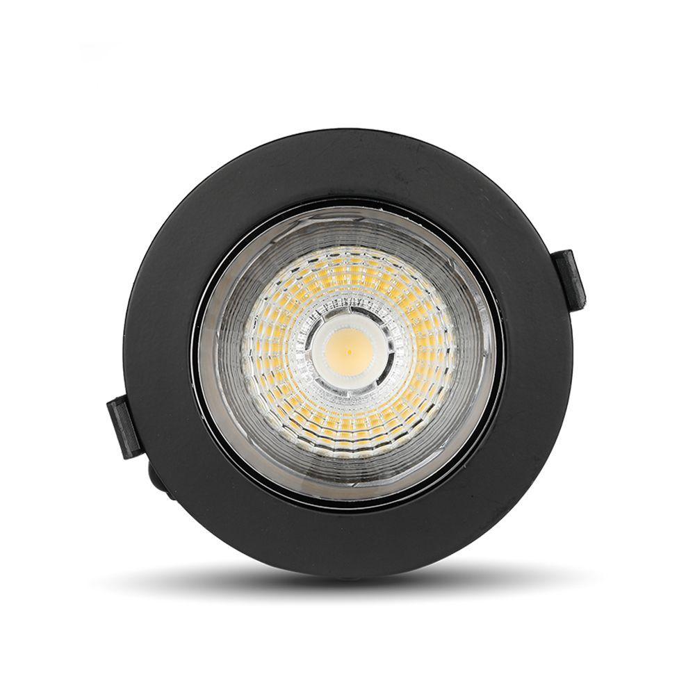 20W Reflektor COB Downlight, Chip SAMSUNG, Barwa:3000K, Obudowa: Czarna, VTAC, SKU 2120054