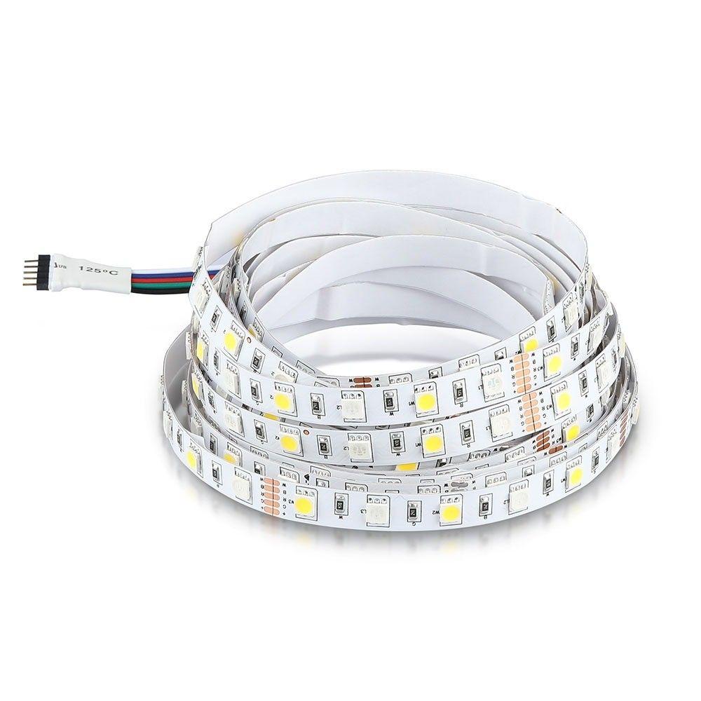 VT-5050-60 10.8W/M LED STRIP LIGHT RGB+4000K IP20 (5M/ROLL)(PRICE PER M)