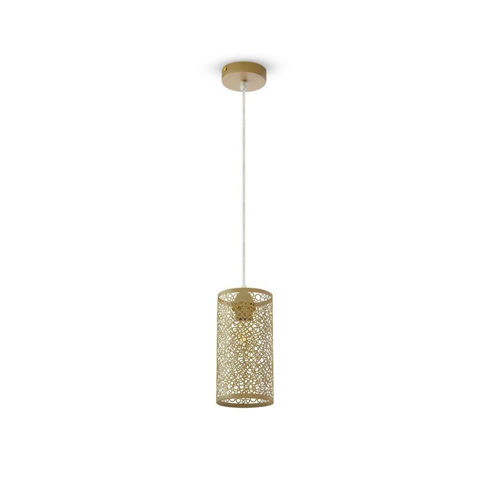 VT-7131 CHAMPAGNE GOLD PENDANT LIGHT WITH GOLD CANOPY-E27