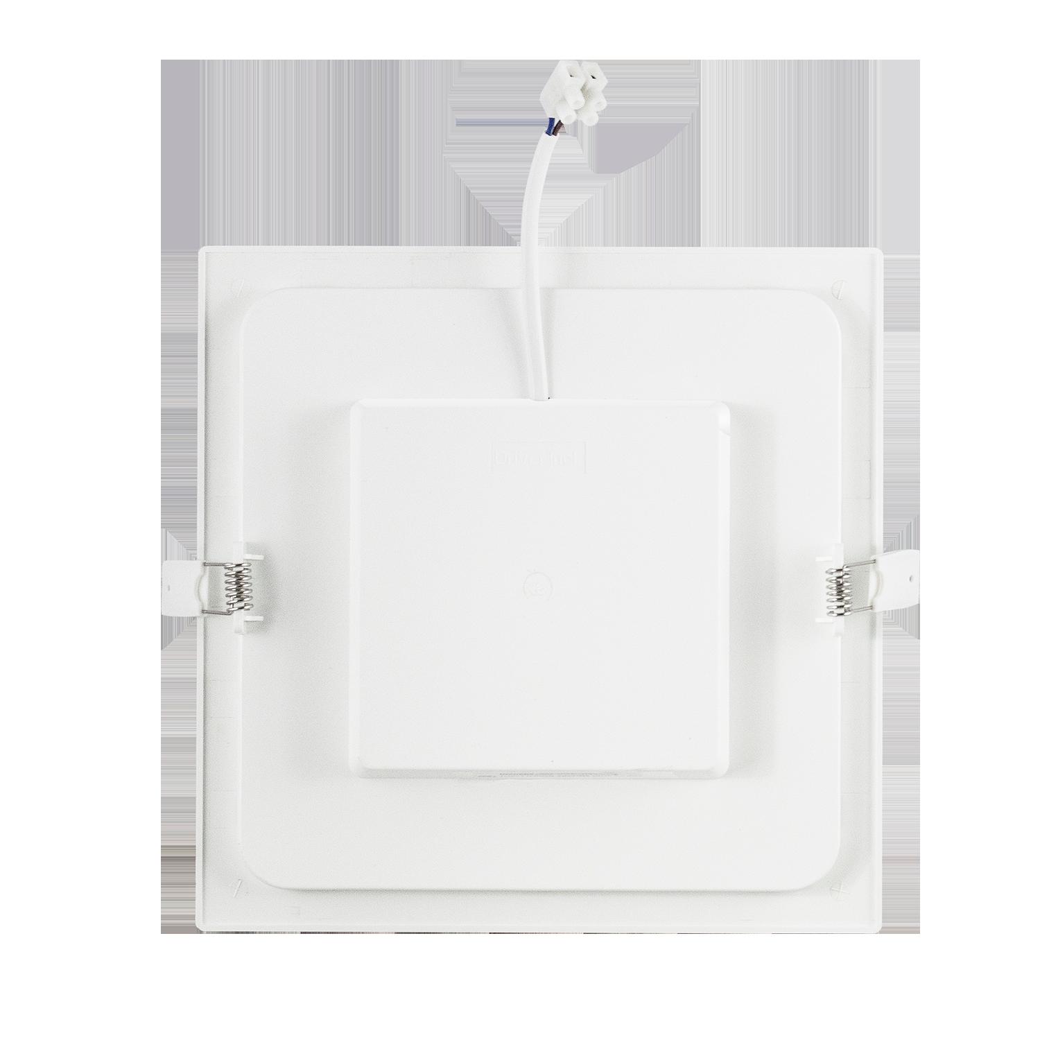 E6 LED  Flush-mounted Square Downlight 16W Yellow Light