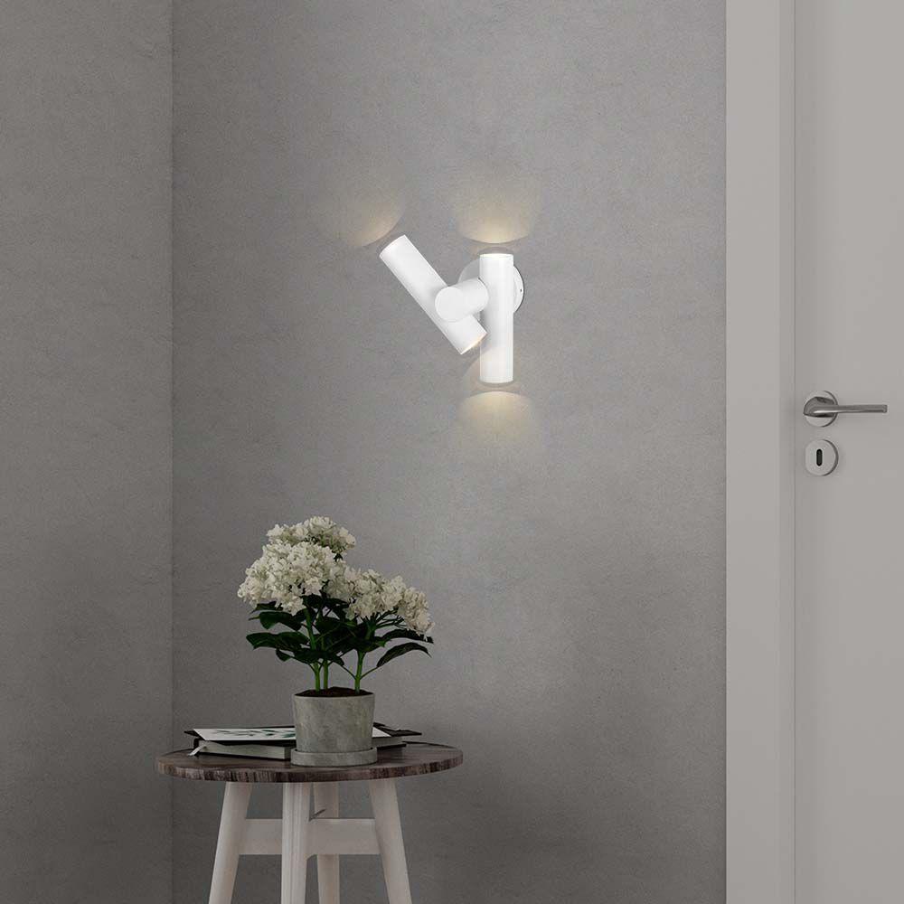 VT-1186 2WAY SPOT WALL LIGHT LED MODULE 600LM 3000K WHITE BODY IP44