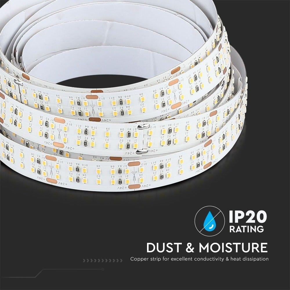 VT-2216-360 360LED'S LED STRIP LIGHT WITH 3000K IP20 30W/M (5M/ROLL)(PRICE PER M)