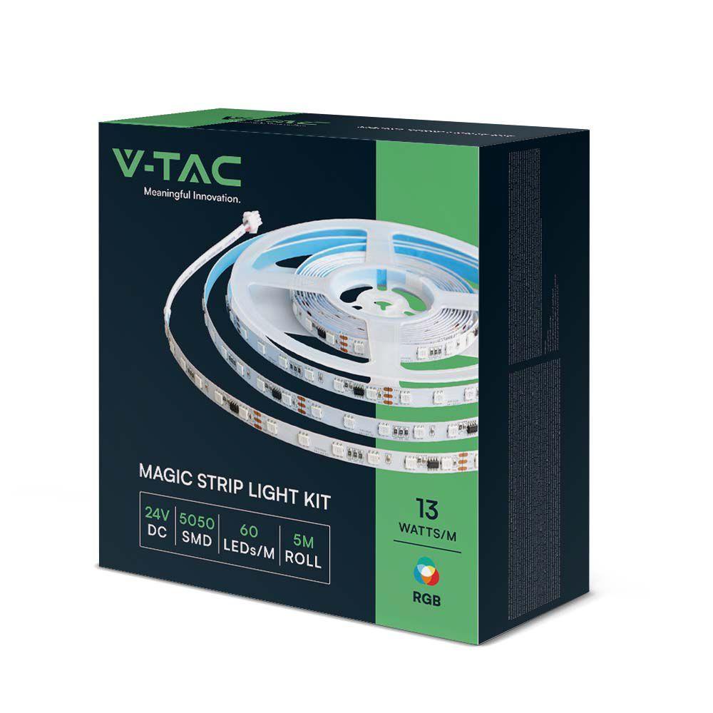 VT-5050 60 LED MAGIC STRIP RGB IP20 24V - SET