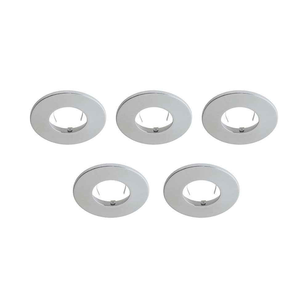 VT-703 BEZEL FOR FIRE RATED DOWNLIGHT PUSH & LOCK CHROME IP20 5PCS/PACK