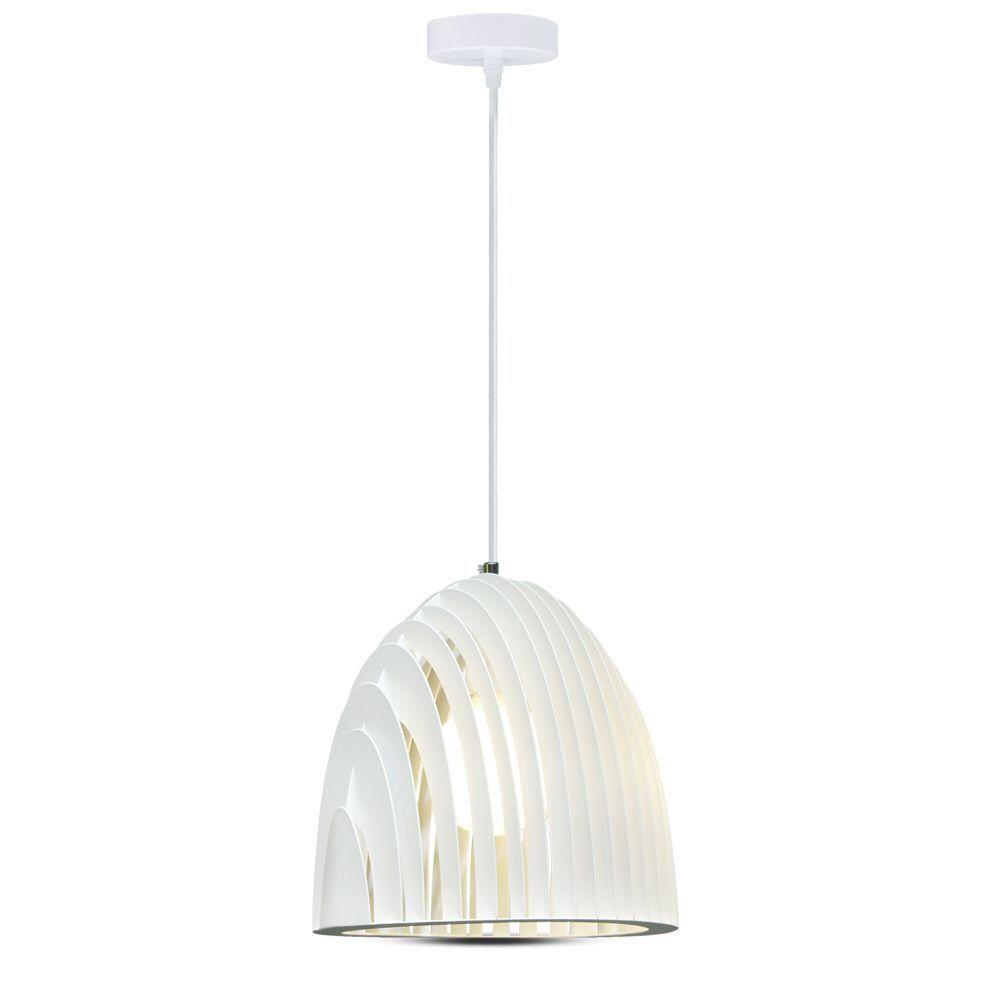 VT-7255 CONE PRISM WHITE PENDANT LIGHT(E27) D:250*270MM