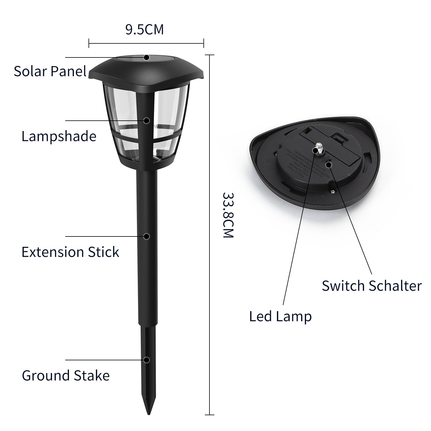 Solar Lawn Lights 0.06W IP44