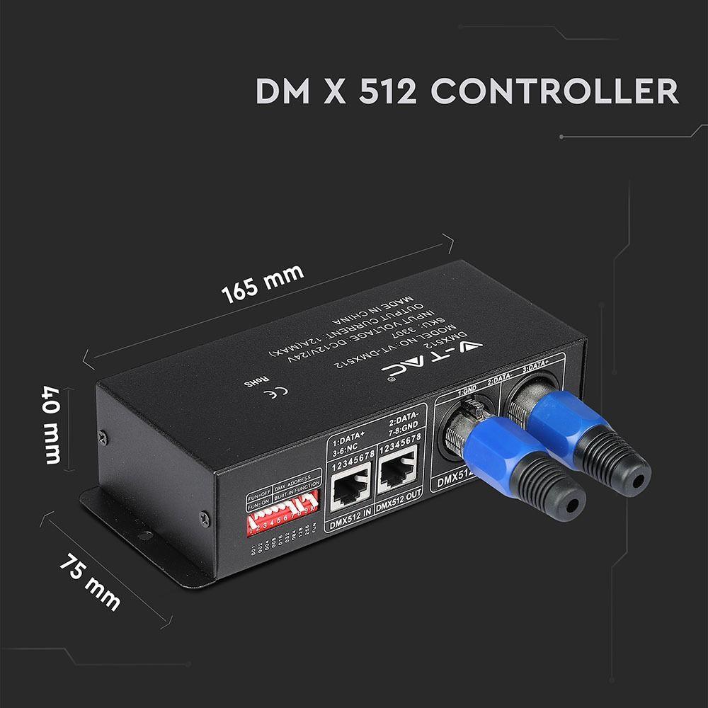 Sterownik do paska LED DMX512, VTAC, SKU 3307