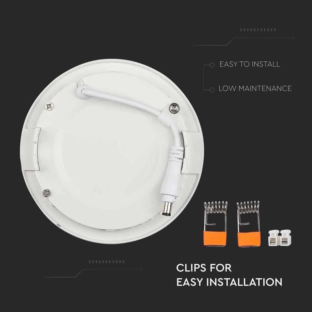 VT-2407 24W LED PREMIUM PANEL 6400K ROUND