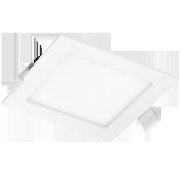 E6 LED Ultra-thin Flush-mounted Square Downlight 6W Natural Light