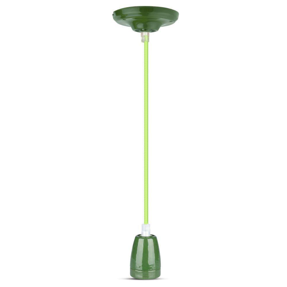 VT-7998 HIGH FREQUENCY PORCELAIN LAMP E27 HOLDER-GREEN