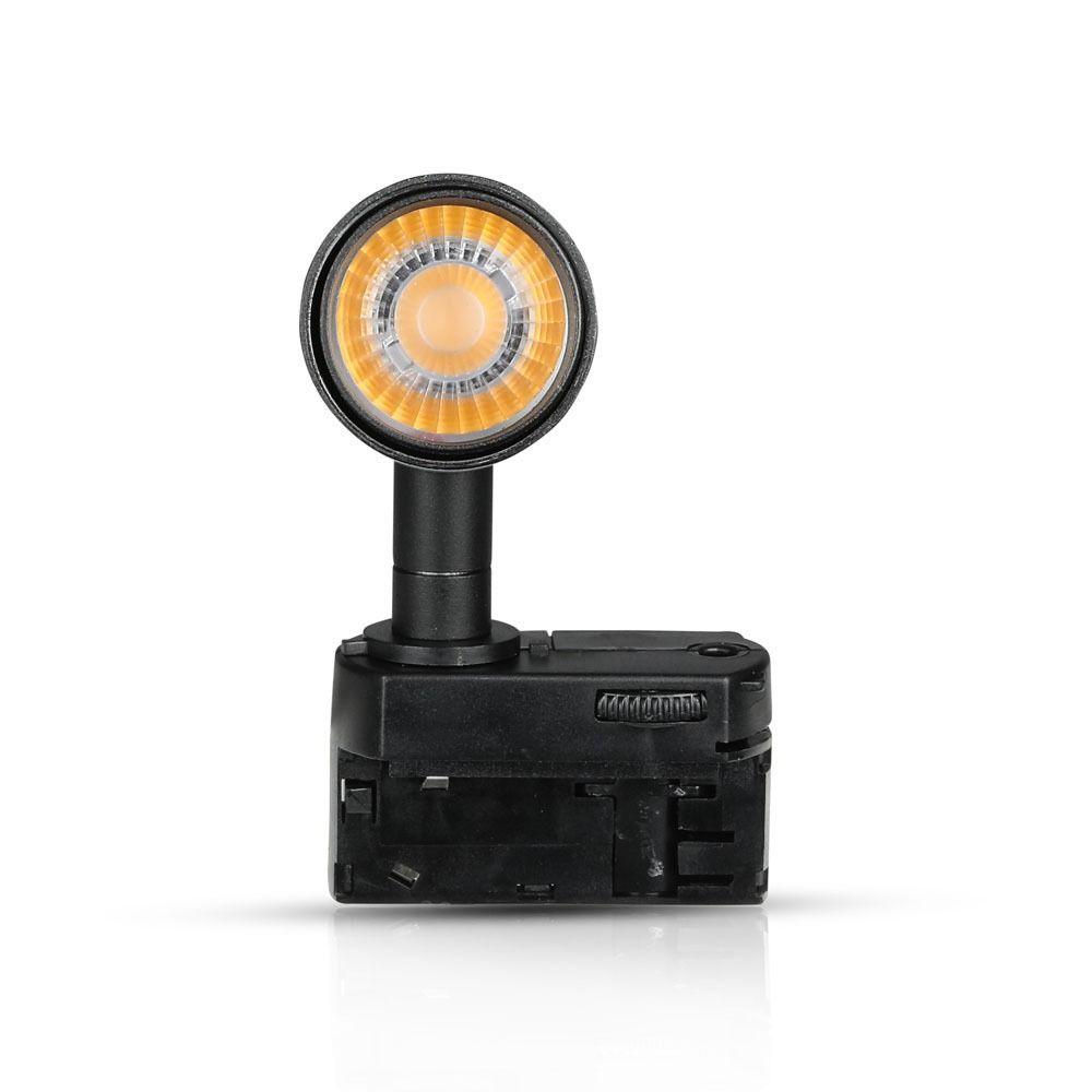 VT-407 7W LED TRACKLIGHT SAMSUNG CHIP 3000K 5 YRS WTY,BLACK BODY