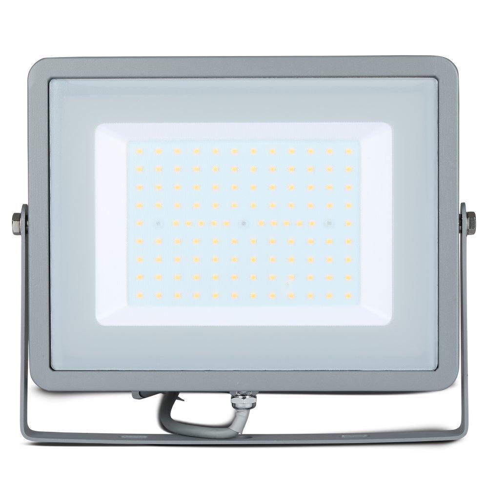 100W Naświetlacz LED SMD, Chip SAMSUNG, Barwa:4000K, Obudowa: Szara , VTAC, SKU 21473