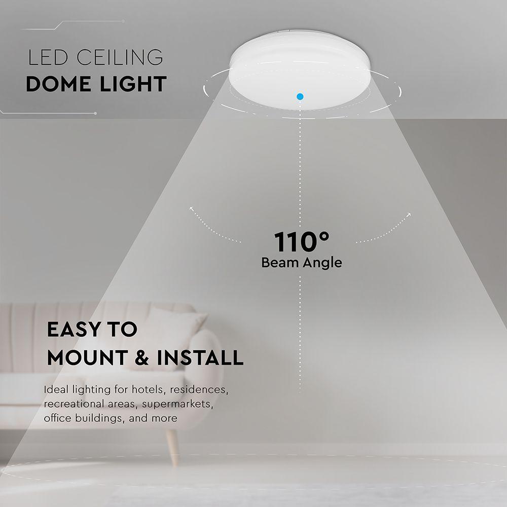 VT-8066 25W LED CEILING LIGHT SAMSUNG CHIP 6400K ROUND