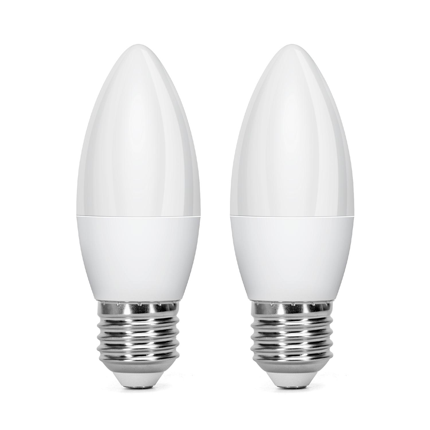 LED E27 4.9W C37 2pcs