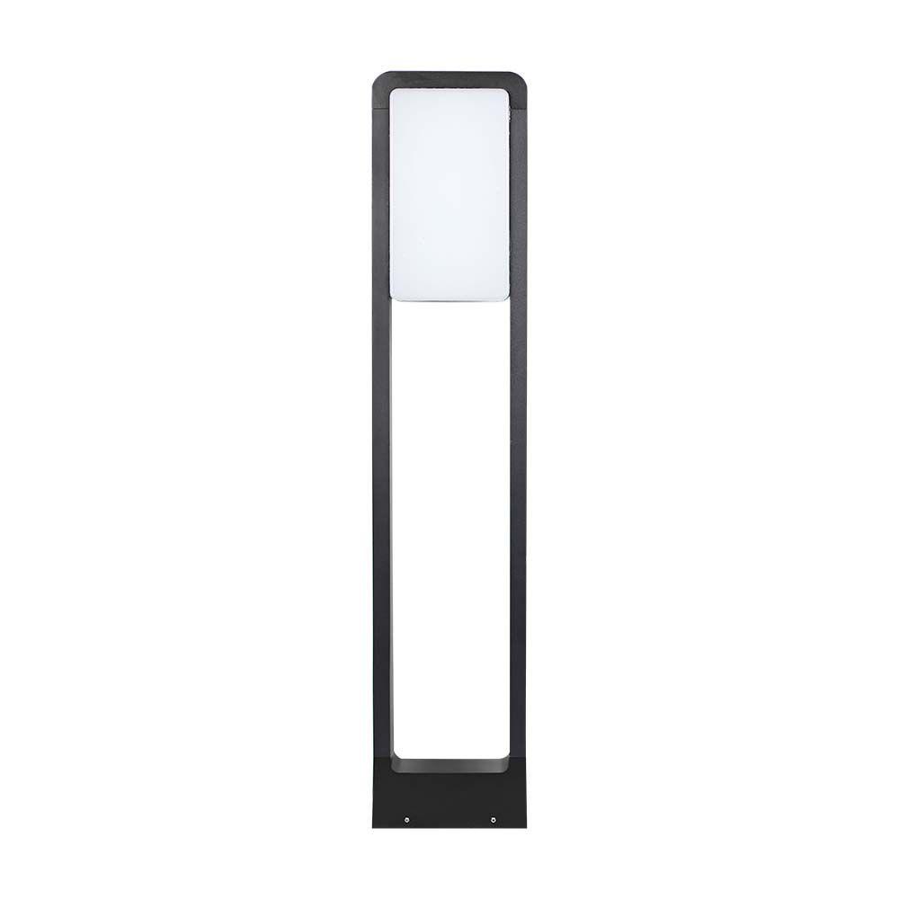 VT-33-N 10W LED BOLLARD LAMP SAMSUNG CHIP 4000K IP65 BLACK BODY