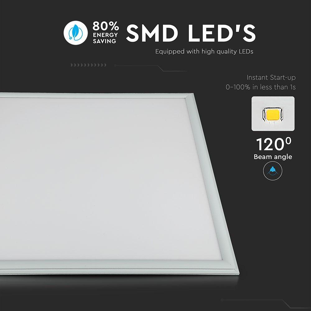 45W Panel LED 600x600mm, Barwa:4000K , Opakowanie: 6szt., VTAC, SKU 60246