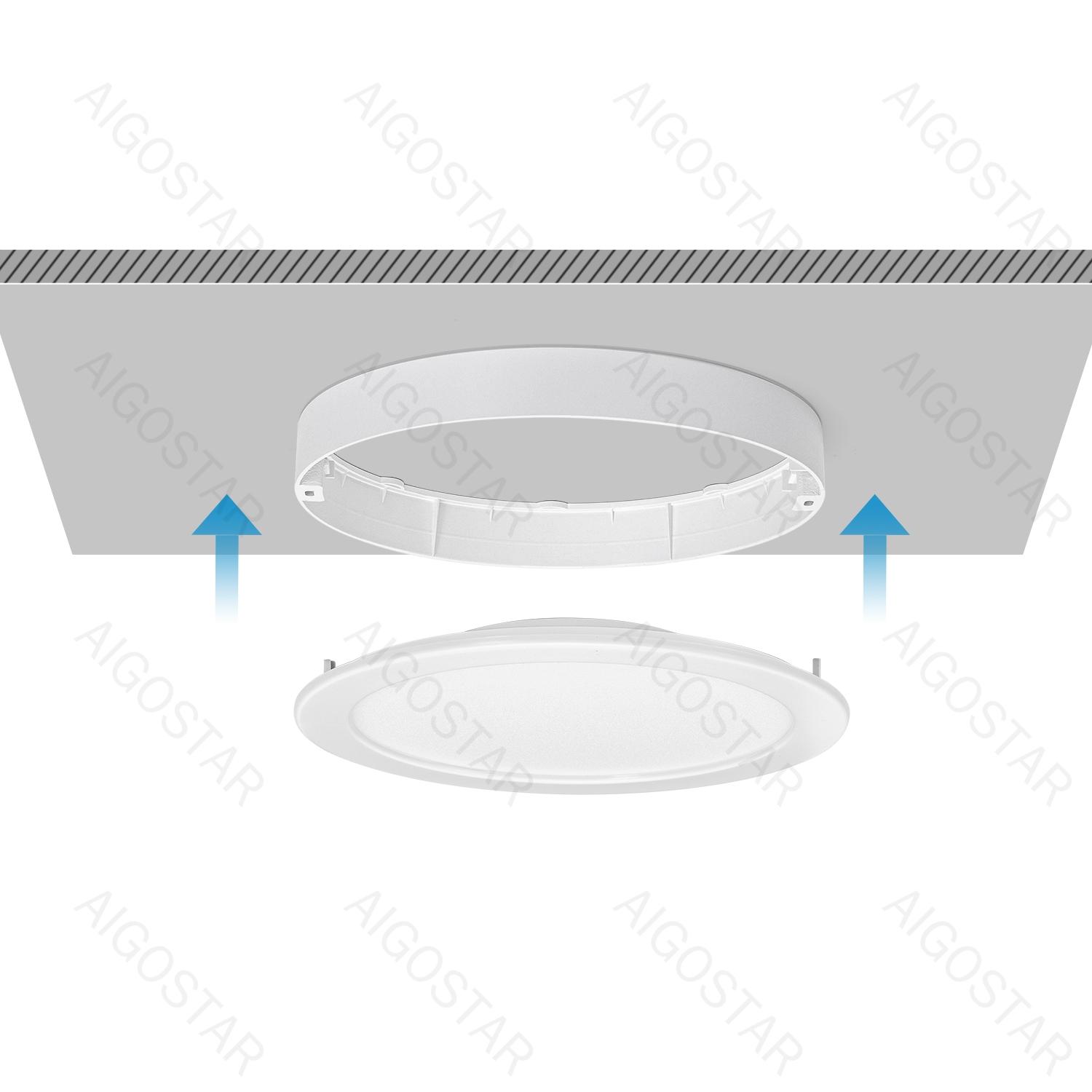 Downlight natynkowy okrągły LED 18W Światło białe