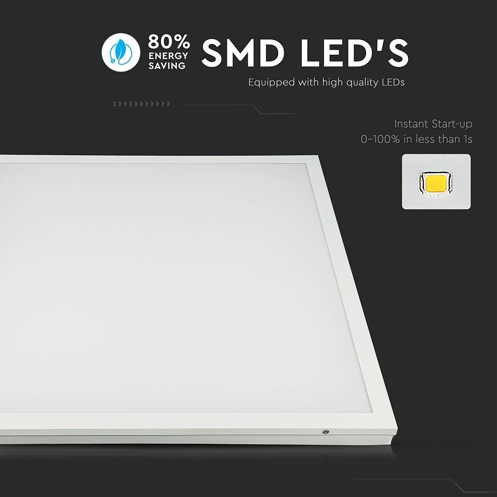 40W Panel LED 600x600mm 2w1, Barwa:6500K, Opakowanie: 6szt., VTAC, SKU 6452