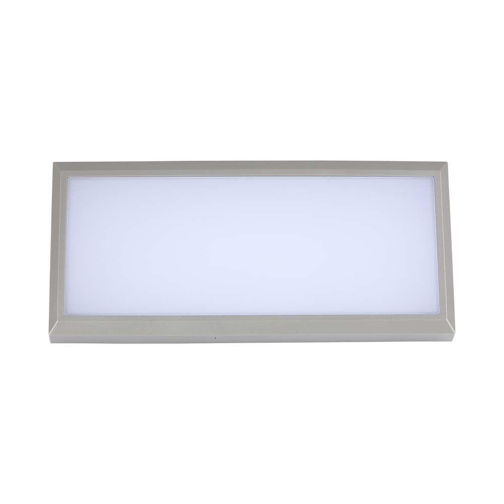 12W Lampa ścienna LED, Ukośna, Barwa:6500K, Obudowa: Szara, VTAC, SKU 218235