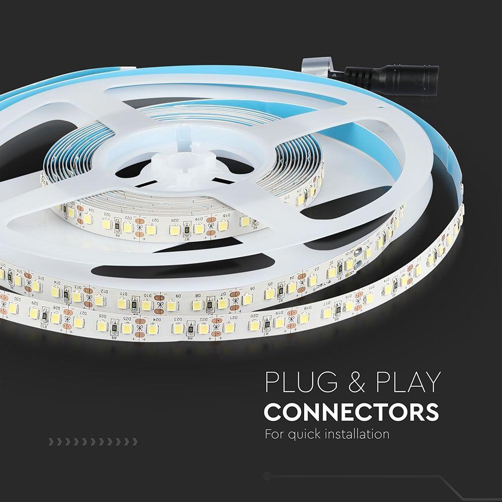 VT-5-120 12W/M LED STRIP LIGHT SAMSUNG CHIP 6500K IP20(5M/ROLL PRICE PER M)