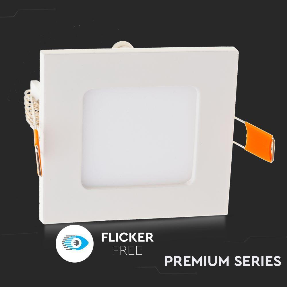 VT-1207 12W LED PREMIUM PANEL 4000K SQUARE