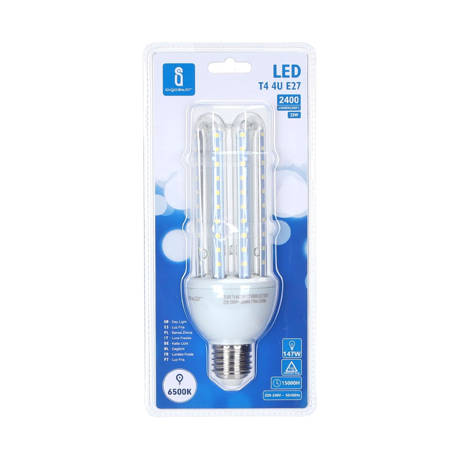 LED E27 23W U-tube