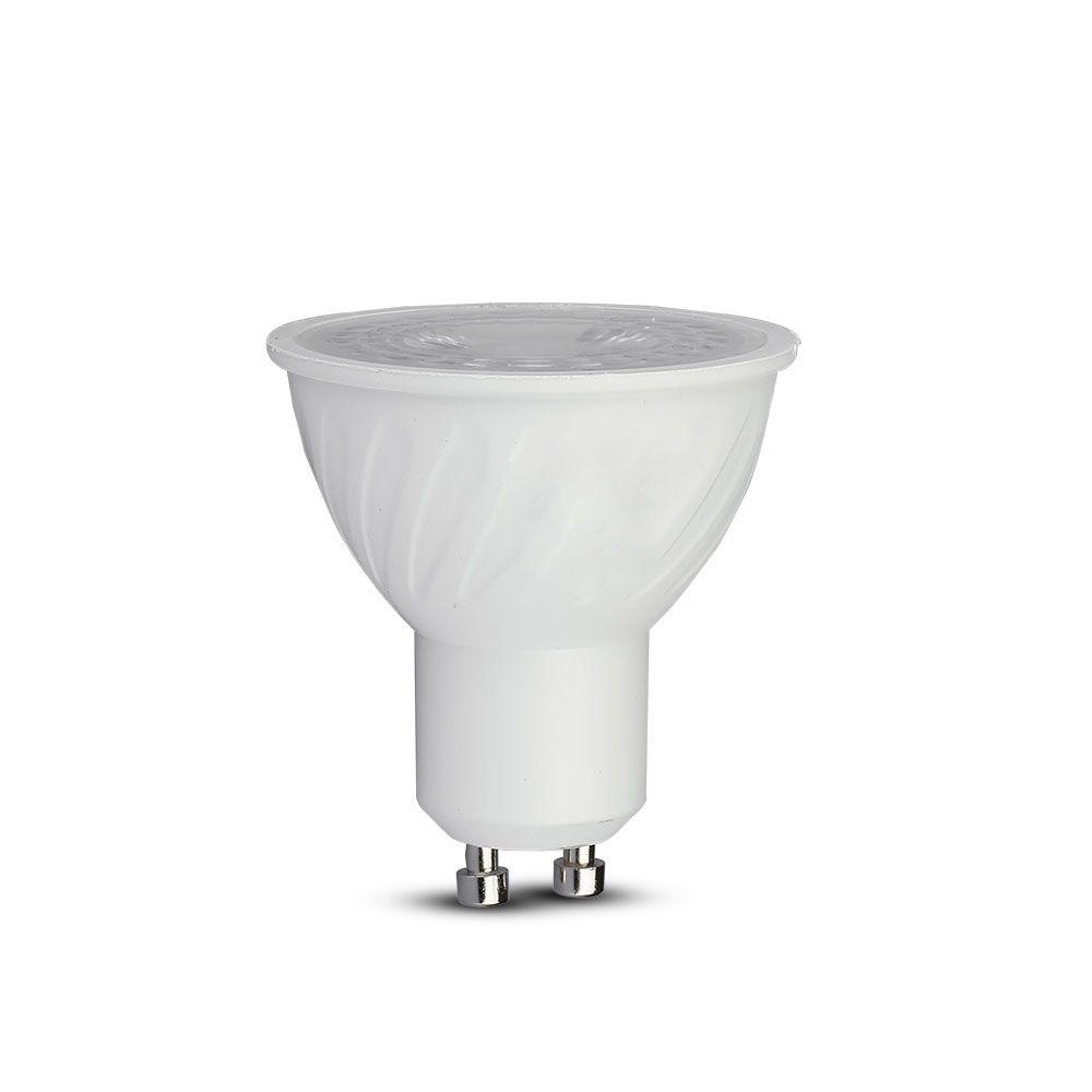 VT-227D 6.5W GU10 RIPPLE PLASTIC SPOTLIGHT SAMSUNG CHIP 6400K 38'D DIMMABLE