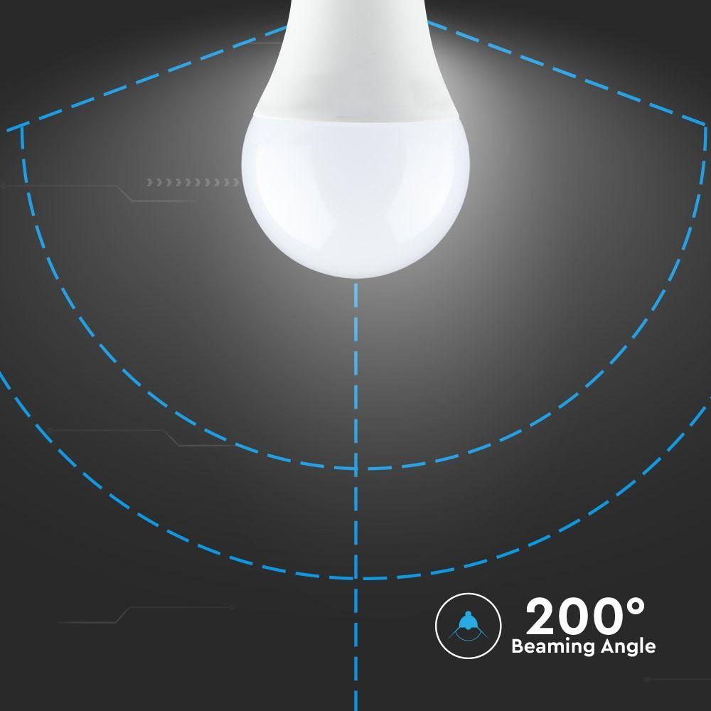 11W A60 Żarówka LED, Chip SAMSUNG, Barwa:6400K, Trzonek:B22, VTAC, SKU 853