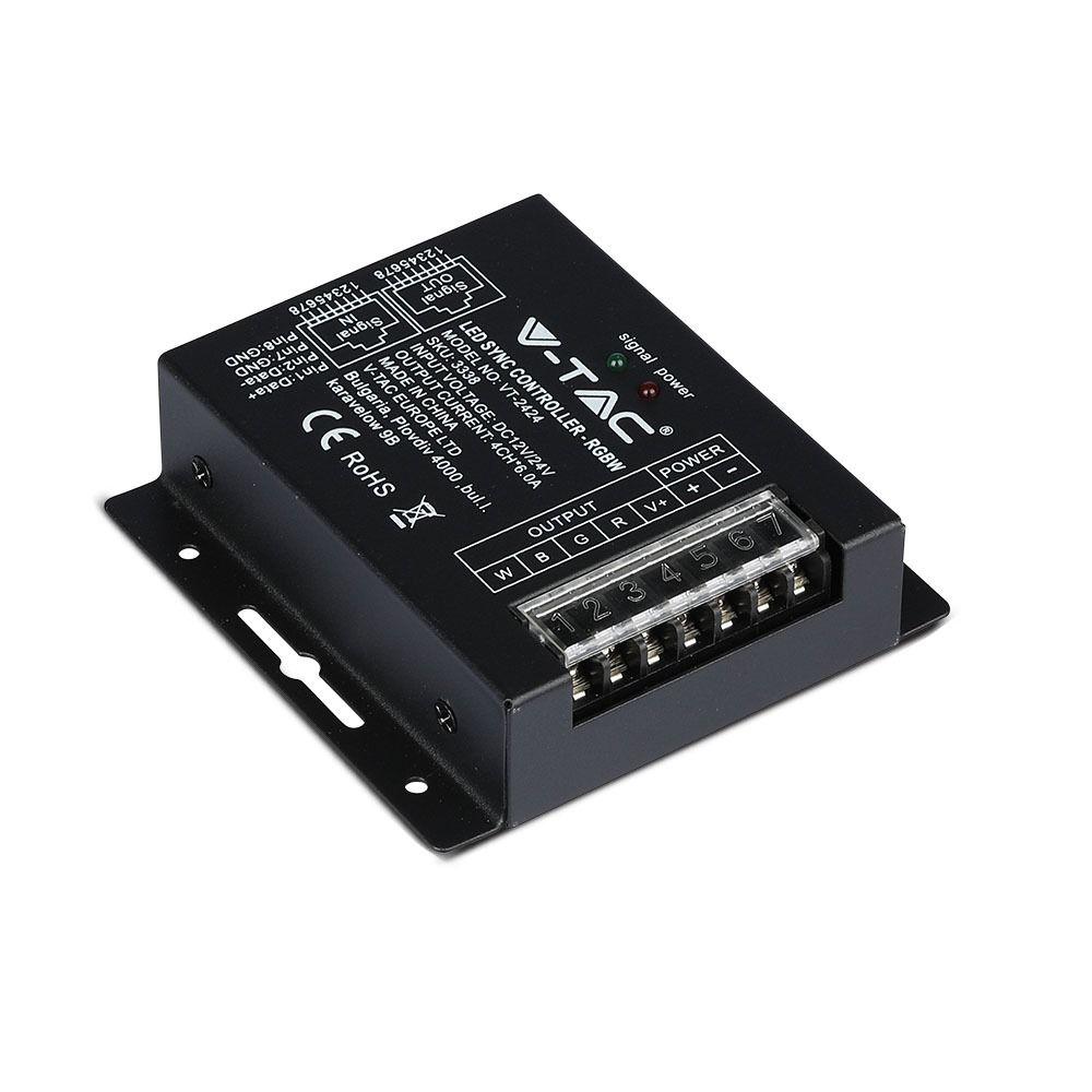 VT-2424 288W LED RGBW SYNC CONTROLLER WITH 24B RF DIMMER