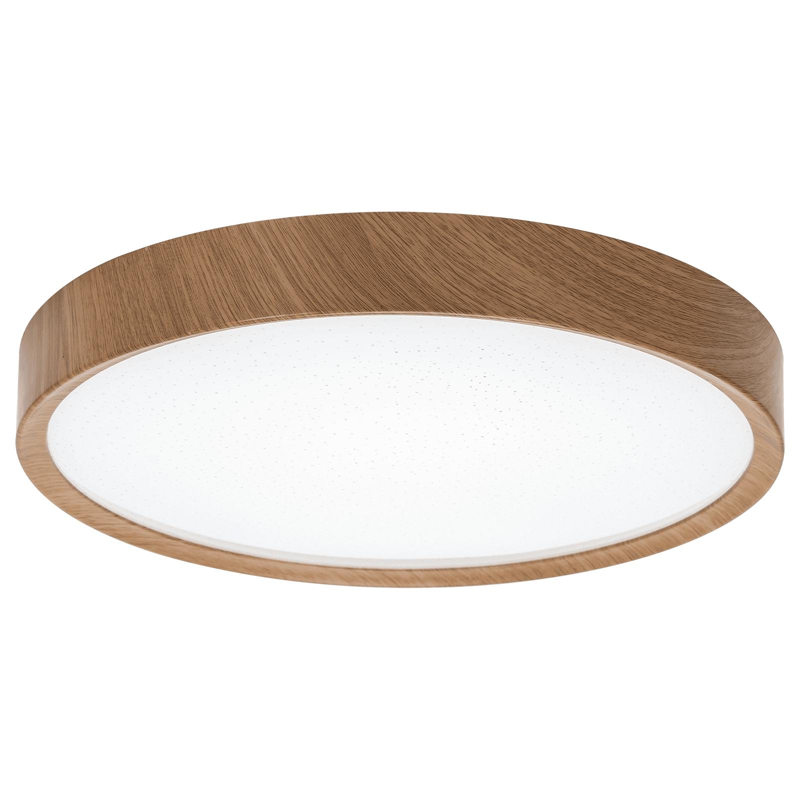 LED CEILING LIGHT 24W 3000K/WOODEN RING