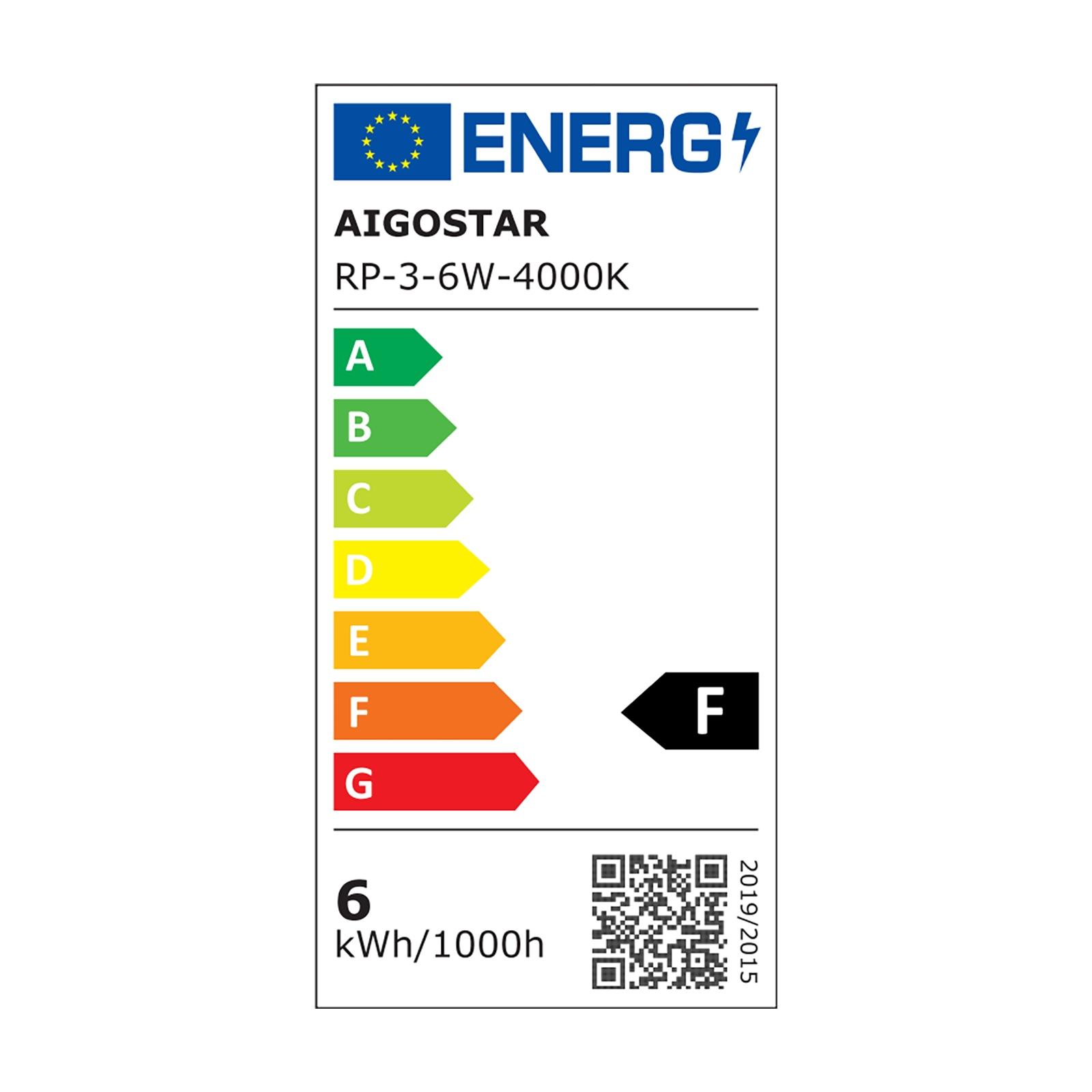 Podtynkowy okrągły downlight LED 6W Światło naturalne