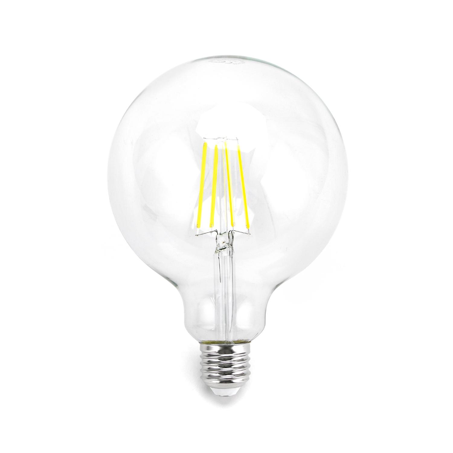 LED Filament Bulb (Clear) G125 E27 6W