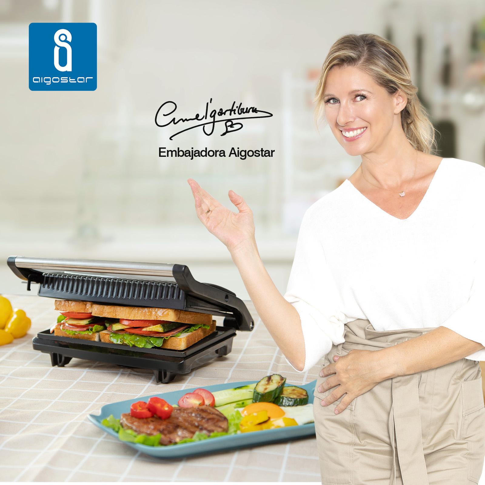 800W Multifunctional SUS Panini Maker