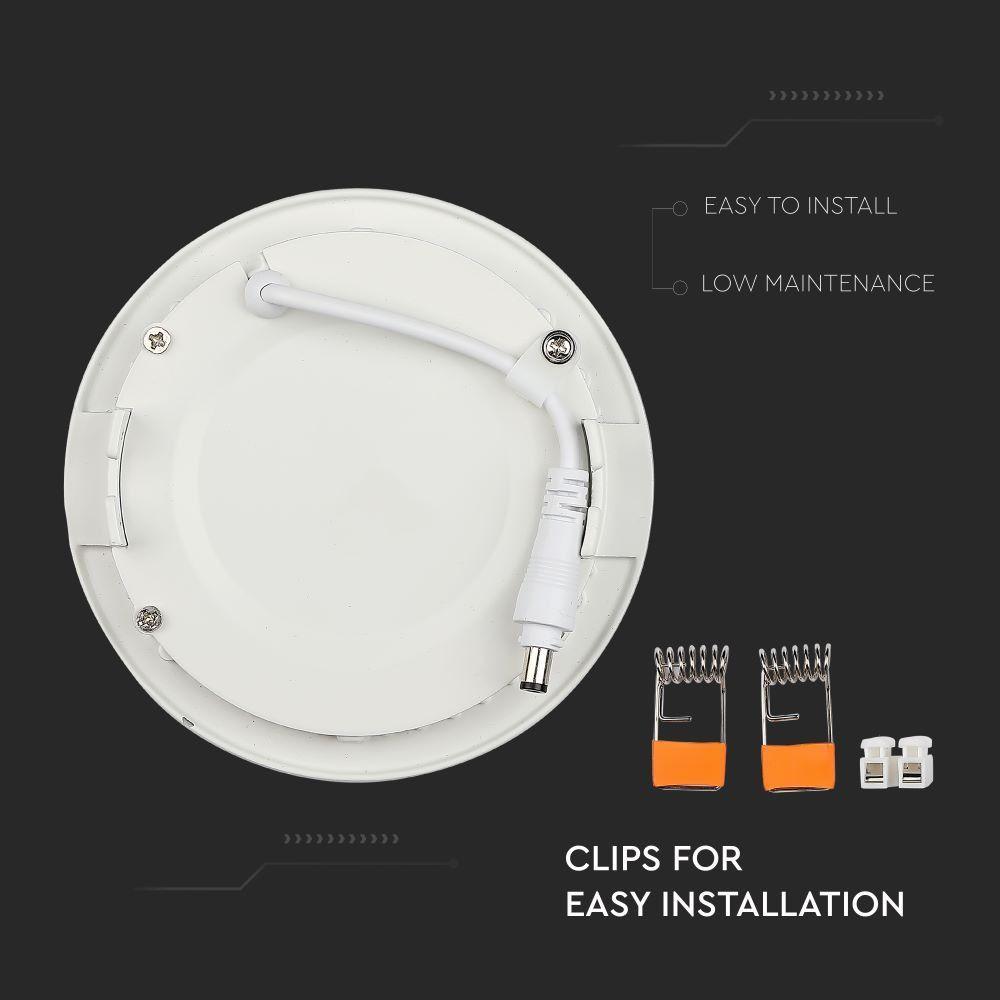 VT-307 3W LED PANEL LIGHT 6400K ROUND