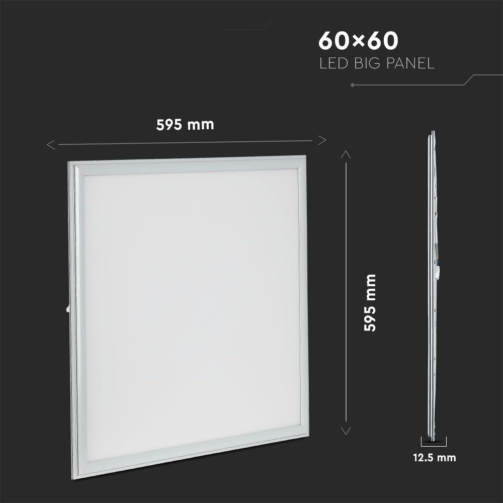 45W Panel LED 600x600mm, Chip SAMSUNG, Barwa:4000K, 5 Lat gwarancji , VTAC, SKU 2163300