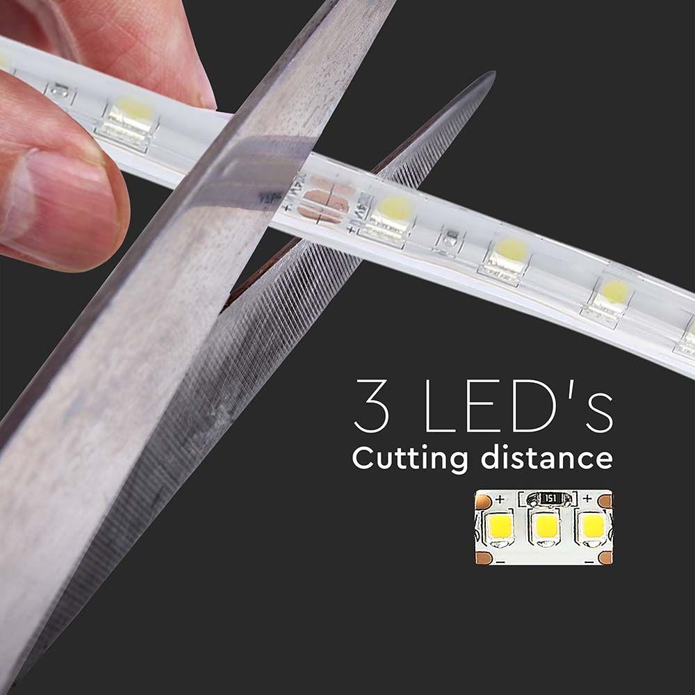 VT-5050 60 10W/M LED STRIP LIGHT 4000K IP65 24V (5M/ROLL)(PRICE PER M)