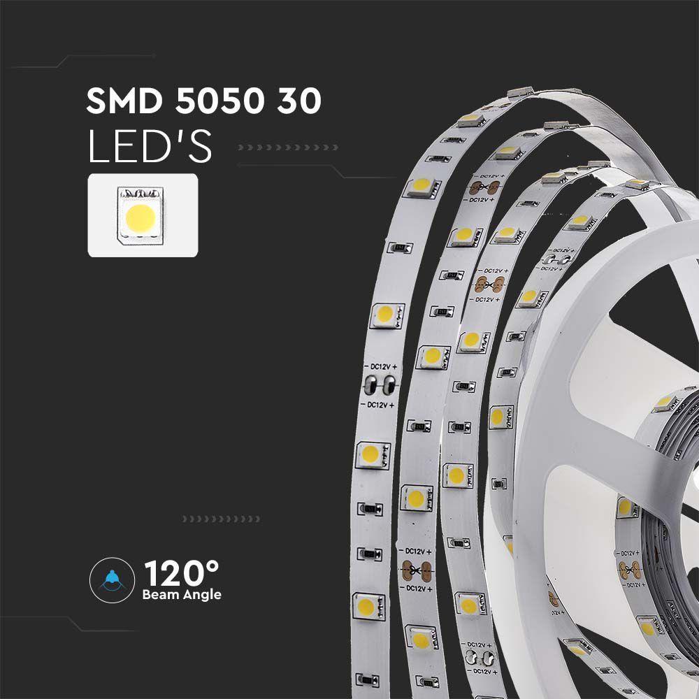 VT-5050 30 4.8W LED STRIP LIGHT 3000K IP20