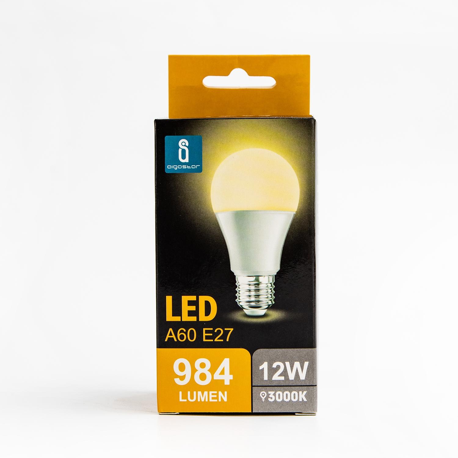 LED E27 A60 12W