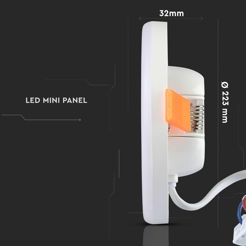 VT-625RD 24W LED ADJUSTABLE PANEL SAMSUNG CHIP 4000K ROUND