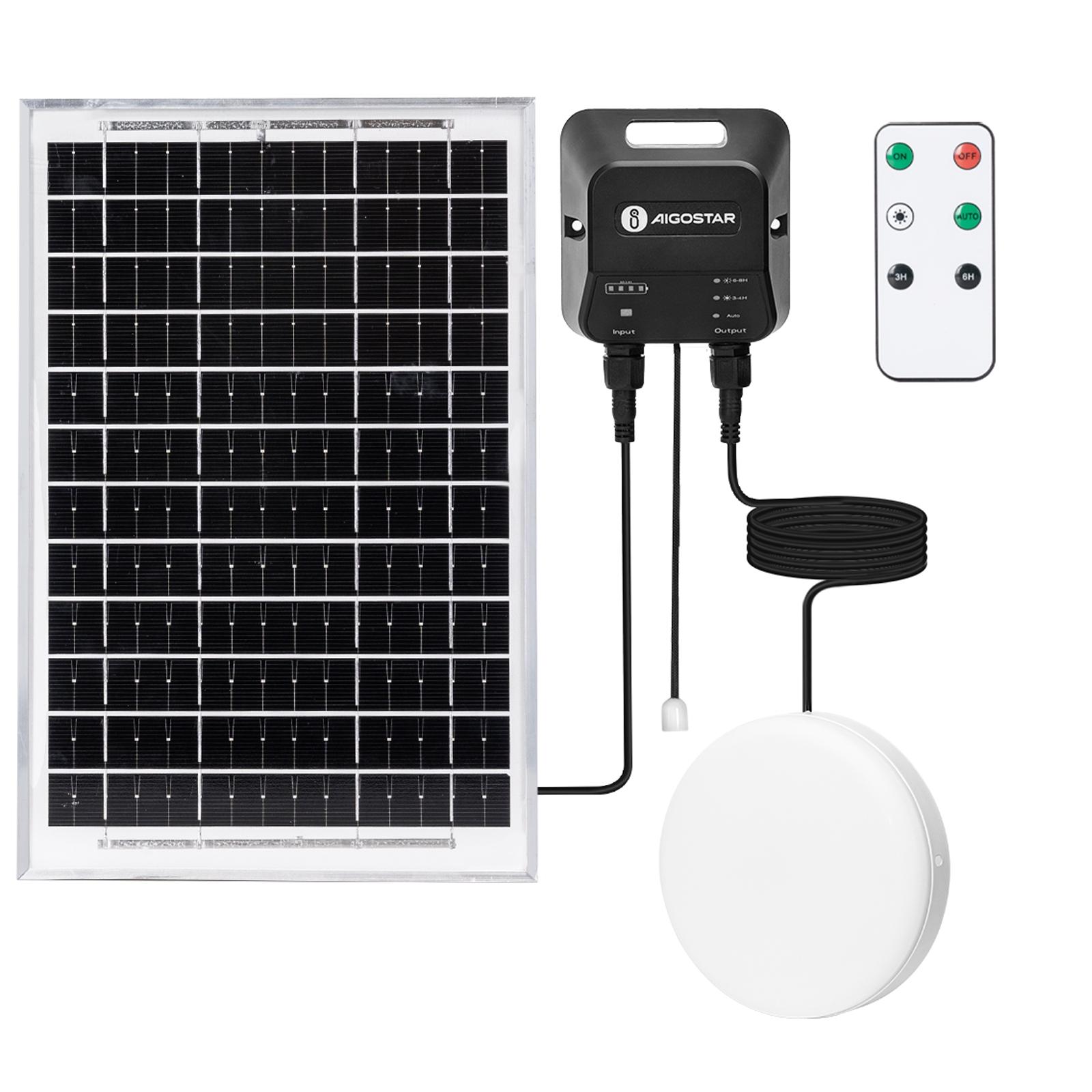 SOLAR LIGHT/SPLIT/with Batterie/CEILING LIGHT/5M+3M LINE/50W*2/6500K