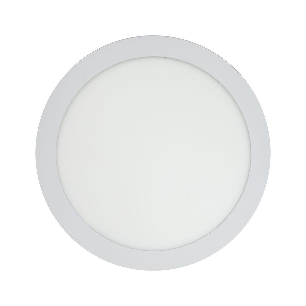 24W Panel LED, Barwa:3000K, Okrągła, VTAC, SKU 4872