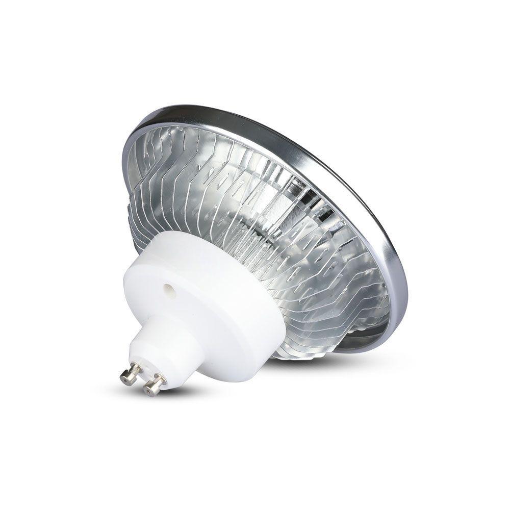 12W AR111 LED SPOTLIGHT, Barwa:3000K, Trzonek:GU10, Ściemniana, VTAC, SKU 217234