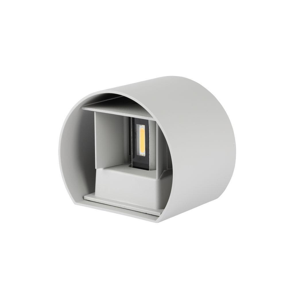 VT-756 6W LED UP-DOWN WALL LIGHT WITH BRIDGELUX CHIP 4000K GREY ROUND