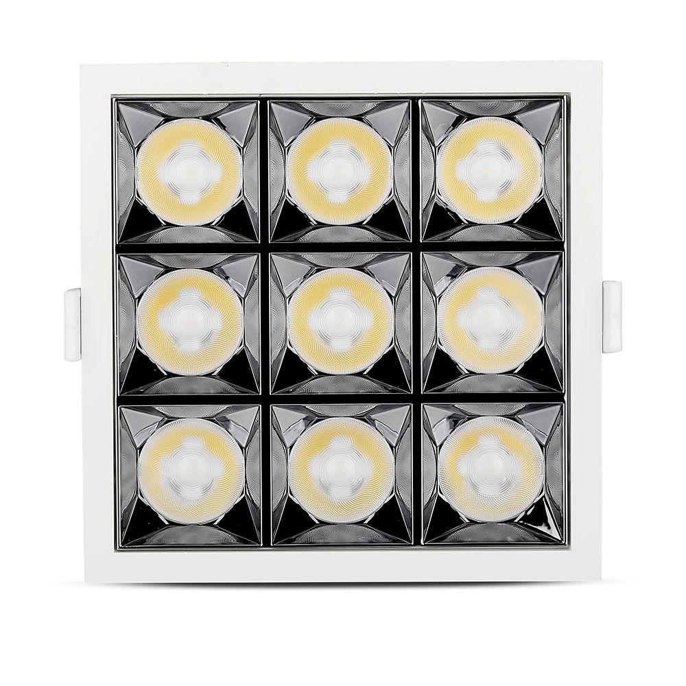 36W Oprawa wpuszczana reflektor LED, Chip SAMSUNG, Barwa:5700K, Kąt 12', VTAC, SKU 982