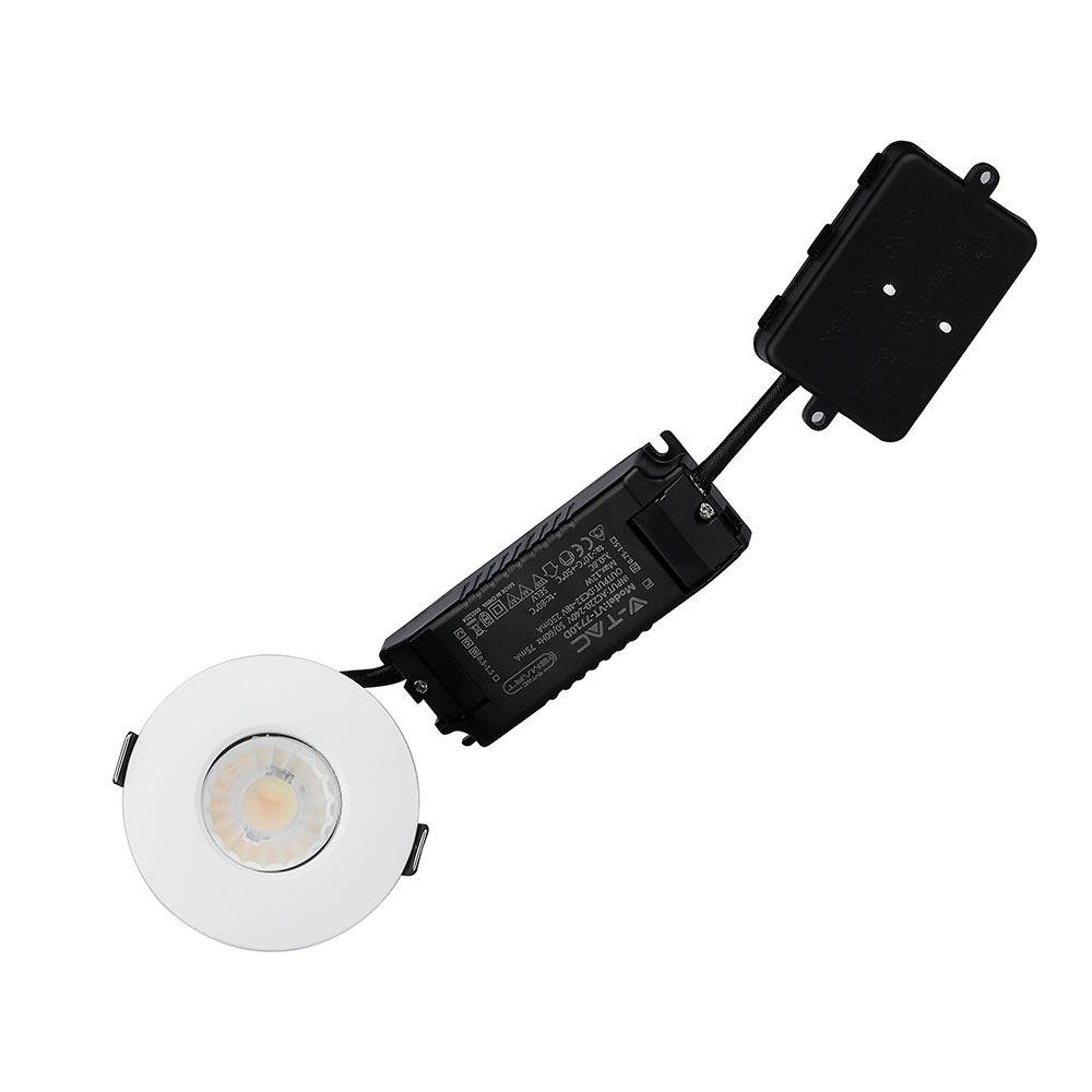 VT-7710D 10W SMART FIRE RATED DOWNLIGHT CCT(3IN1) IP65, DIMMABLE VIA APP