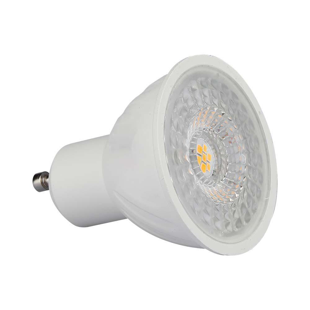 6W GU10 Żarówka LED, Chip SAMSUNG, Barwa:6500K, Kąt 110', Ściemniana, Trzonek:GU10, VTAC, SKU 21200