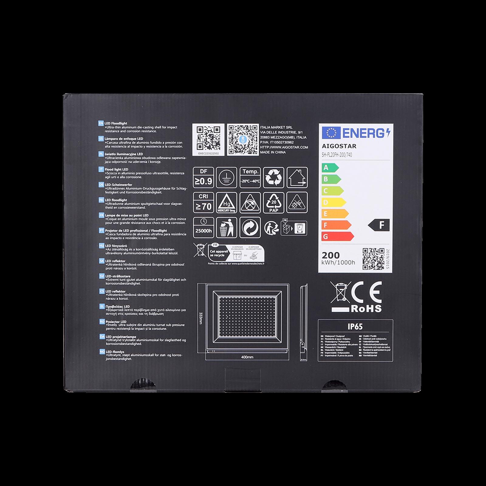 LED floodlight 200W 4000K