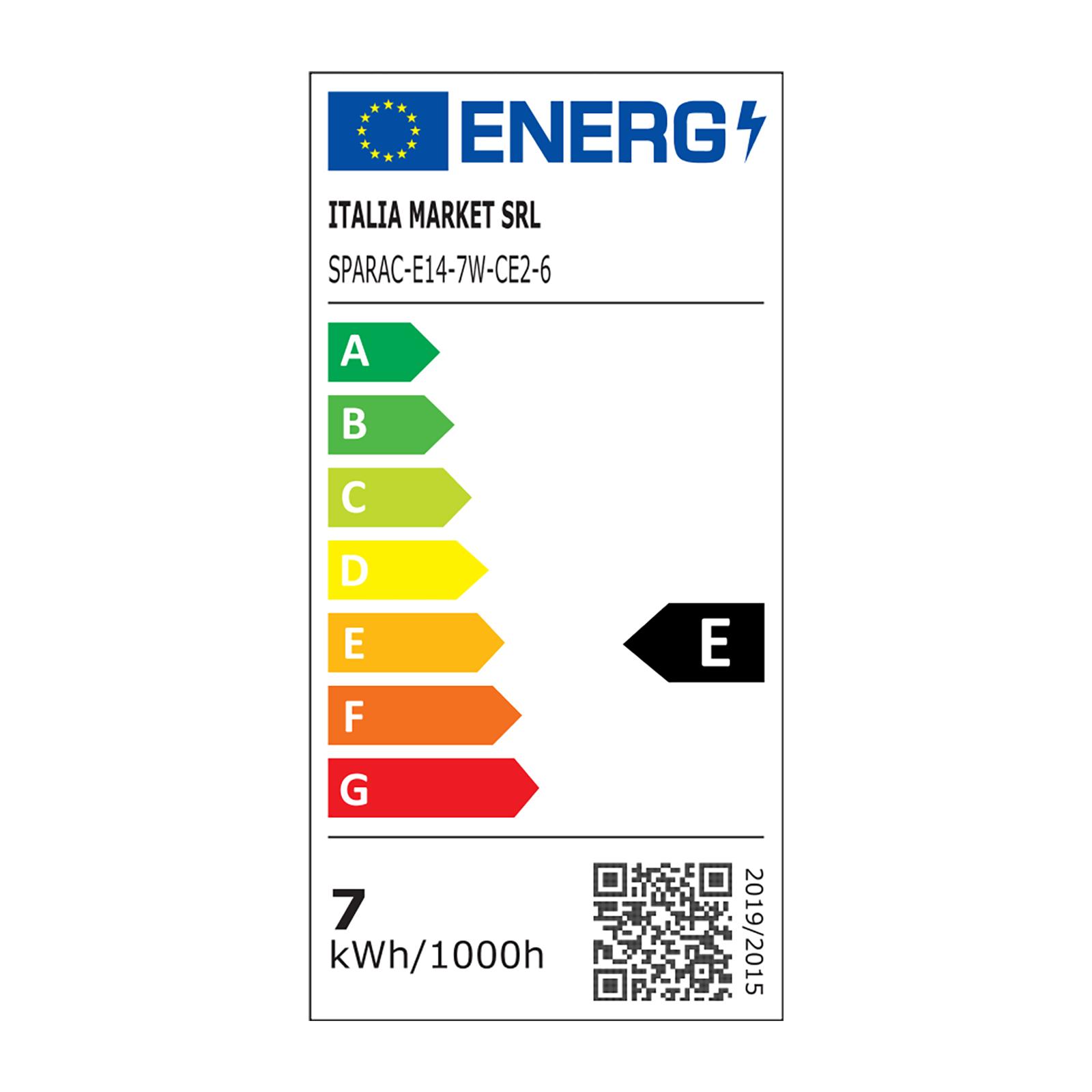 LED E14 E14 7W Barwa Zimna