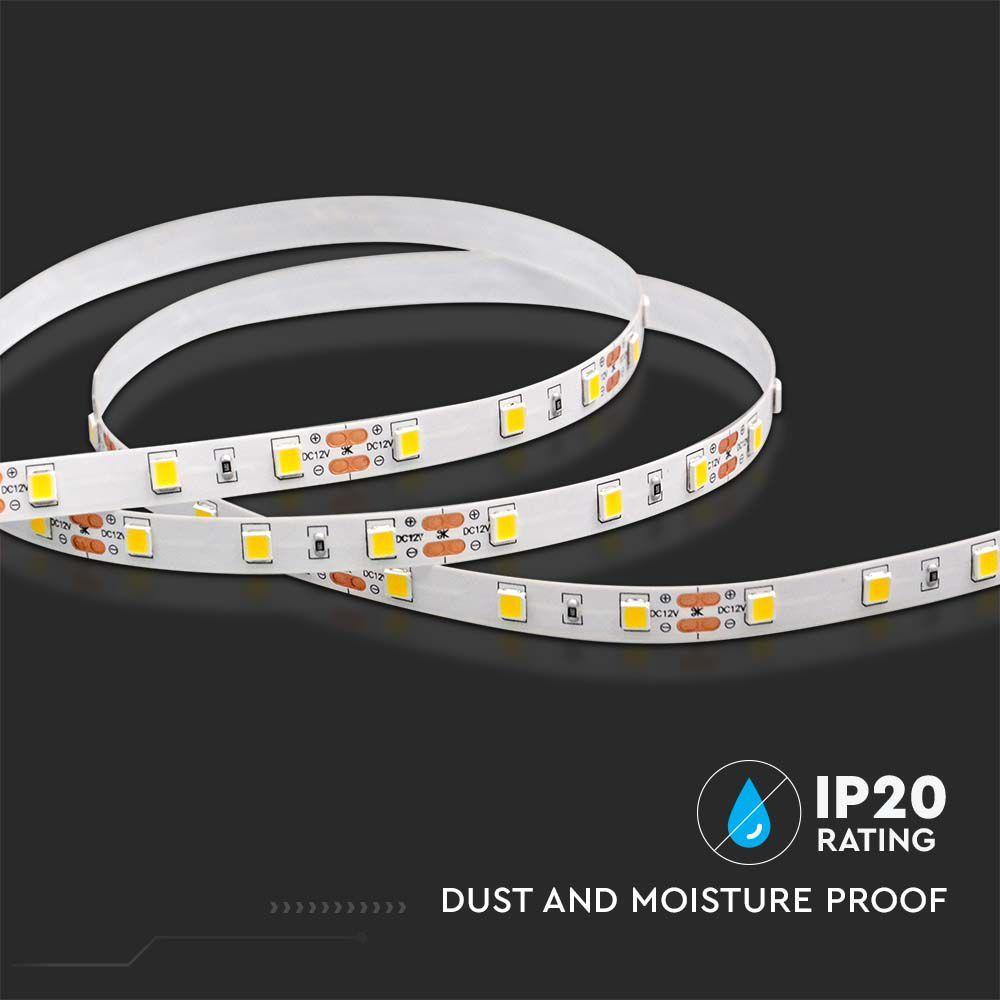 VT-4040 60 LED STRIP LIGHT 6400K IP20 12V(5M/ROLL)