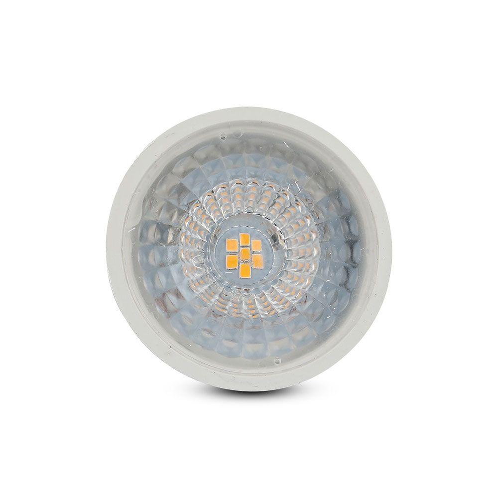 6.5W GU10 Żarówka LED, Chip SAMSUNG, Barwa:4000K, Kąt 110', Ściemniana, Trzonek:GU10, VTAC, SKU 199